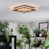 Meron Taklampa LED träoptik, Svart, 1-ljuskällor