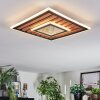 Meron Taklampa LED träoptik, Svart, 1-ljuskällor