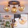 Koyoto Taklampa, kullampa Amber, 3-ljuskällor
