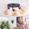 Koyoto Taklampa, kullampa Amber, 3-ljuskällor