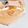 Koyoto Taklampa, kullampa Amber, 3-ljuskällor