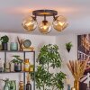 Koyoto Taklampa, kullampa Amber, 3-ljuskällor
