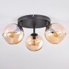 Koyoto Taklampa, kullampa Amber, 3-ljuskällor