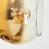 Koyoto kullampa, Golvlampa 32 cm Krom, Guld, Klart, Kopparfärg, Rökfärger, 5-ljuskällor