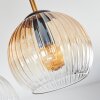 Koyoto Taklampa, kullampa Mässing, Svart, 5-ljuskällor