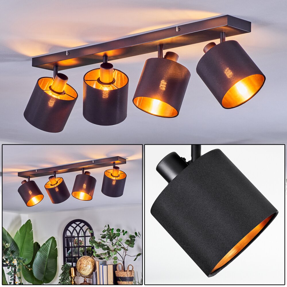 Alsen Taklampa, Takstrålkastare Svart, 4-ljuskällor main product photo