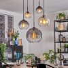 Koyoto Pendellampa, kullampa, Pendelbelysning Amber, Klart, Rökfärger, 5-ljuskällor