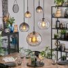 Koyoto Pendellampa, kullampa, Pendelbelysning Amber, Klart, Rökfärger, 5-ljuskällor