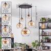 Koyoto Pendellampa, kullampa, Pendelbelysning Amber, Klart, 5-ljuskällor