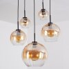 Koyoto Pendellampa, kullampa, Pendelbelysning Amber, Klart, 5-ljuskällor