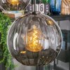 Koyoto Pendellampa, kullampa, Pendelbelysning Amber, Rökfärger, 5-ljuskällor
