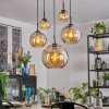 Koyoto Pendellampa, kullampa, Pendelbelysning Amber, 5-ljuskällor