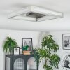 Danor Taklampa LED Nickel matt, 1-ljuskällor