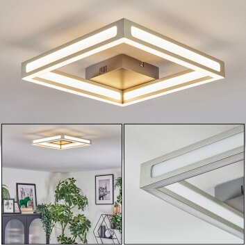 Danor Taklampa LED Nickel matt, 1-ljuskällor