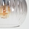 Koyoto kullampa, Golvlampa Amber, Klart, Rökfärger, 5-ljuskällor