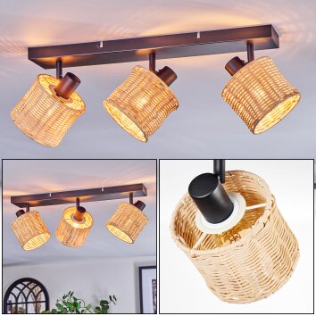 Cavaca Taklampa, Takstrålkastare Svart, 3-ljuskällor