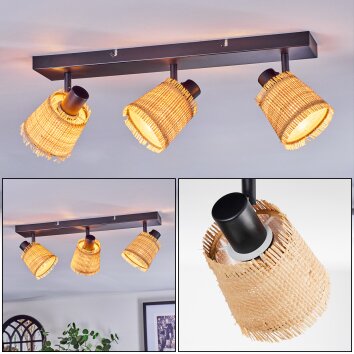 Lindberg Taklampa, Takstrålkastare Svart, 3-ljuskällor
