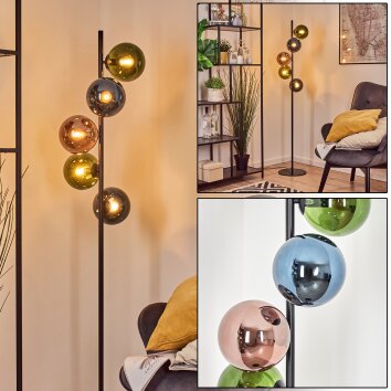 Gastor kullampa, Golvlampa 33 cm Blå, Grön, Kopparfärg, 5-ljuskällor