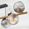 Ripoll Taklampa, kullampa Guld, Svart, 8-ljuskällor