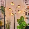 Koyoto kullampa, Golvlampa Amber, Klart, 5-ljuskällor