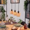 Granja Pendellampa, Pendelbelysning Naturfärger, Svart, 3-ljuskällor