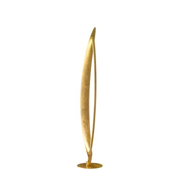 Wofi Lampor VEGA Golvlampa, Golvlampa LED Guld, 1-ljuskällor