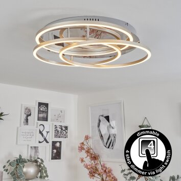 Buren Taklampa LED Nickel matt, 1-ljuskällor