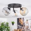 Ripoll Taklampa, kullampa Amber, Klart, Rökfärger, 3-ljuskällor