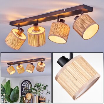 Bongal Taklampa, Takstrålkastare Svart, 4-ljuskällor