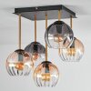Koyoto Taklampa, kullampa Guld, Svart, 5-ljuskällor
