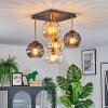 Koyoto Taklampa, kullampa Guld, Svart, 5-ljuskällor