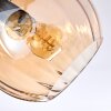 Koyoto Taklampa, kullampa Amber, 3-ljuskällor
