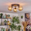 Koyoto Taklampa, kullampa Amber, 3-ljuskällor