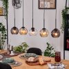 Koyoto Pendellampa, kullampa, Pendelbelysning Naturfärger, Svart, 5-ljuskällor