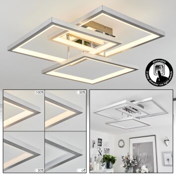 Solaro Taklampa LED Krom, Nickel matt, 1-ljuskällor