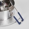 Monthois Taklampa, Infälld lampa LED Krom, Nickel matt, 1-ljuskällor