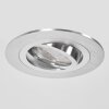 Monthois Taklampa, Infälld lampa LED Krom, Nickel matt, 1-ljuskällor