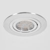 Monthois Taklampa, Infälld lampa LED Krom, Nickel matt, 1-ljuskällor