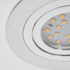 Monthois Taklampa, Infälld lampa LED Krom, Nickel matt, 1-ljuskällor