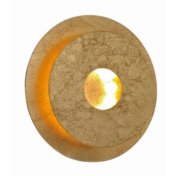 Wofi Lampor AFIR Vägglampa LED Guld, 1-ljuskällor