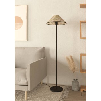 Eglo OXPARK Golvlampa Svart, 1-ljuskällor
