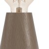 Eglo ASBY Bordslampa Mörkbrun, 1-ljuskällor