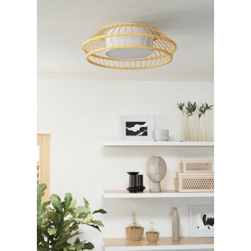 Eglo YUKU-Z Taklampa, Vägglampa LED Vit, 1-ljuskällor, Färgväxlare