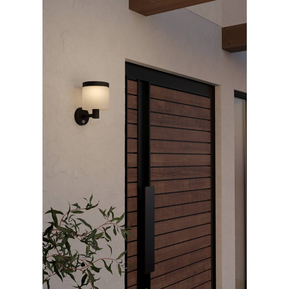 Eglo PANTETE Solcellslampa LED Svart, 1-ljuskällor, Rörelsedetektor main product photo