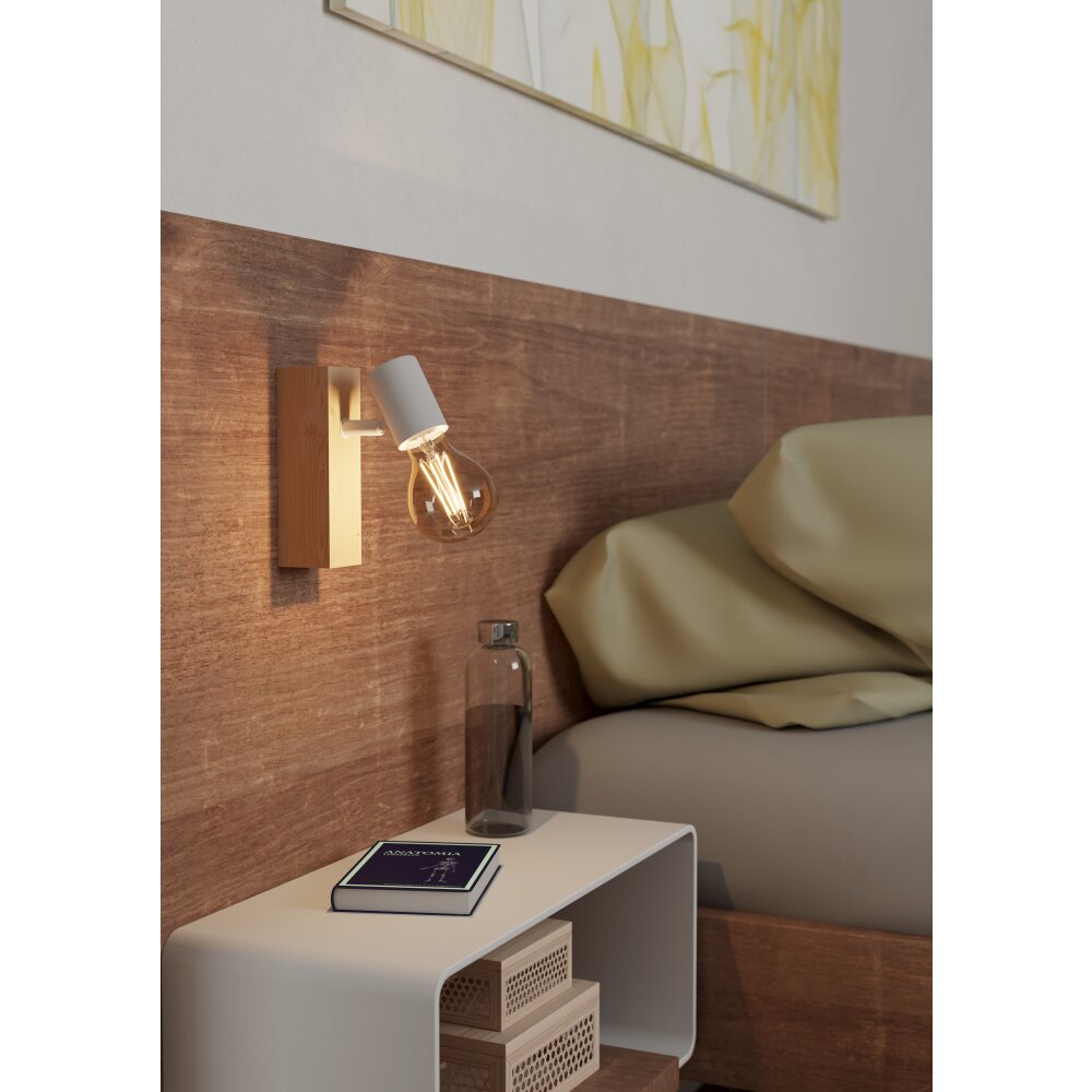 Eglo EGLO Takstrålkastare, Vägglampa Brun, Vit main product photo