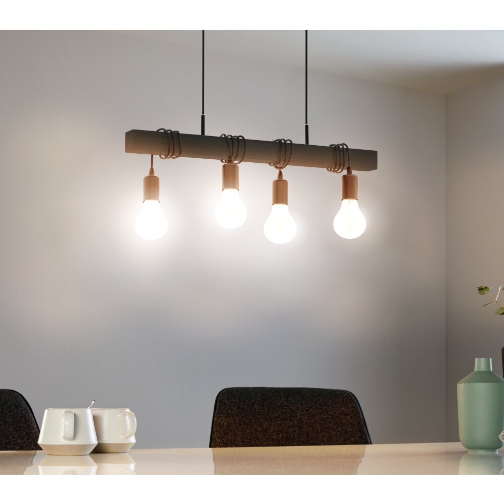 Eglo TOWNSHEND Pendellampa Svart, 4-ljuskällor main product photo
