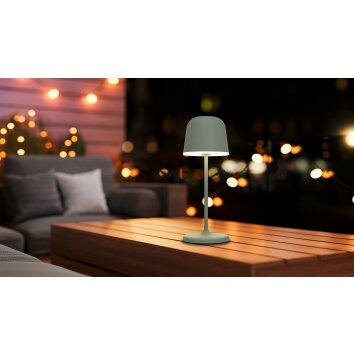 Eglo MANNERA-S Bordslampa LED Grön, 1-ljuskällor, Fjärrkontroll, Färgväxlare