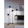 Eglo MANNERA-L Golvlampa LED Svart, 1-ljuskällor, Fjärrkontroll, Färgväxlare