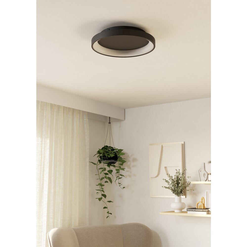 Eglo LORETELLO Taklampa, Vägg- och taklampor LED Svart, Fjärrkontroll main product photo