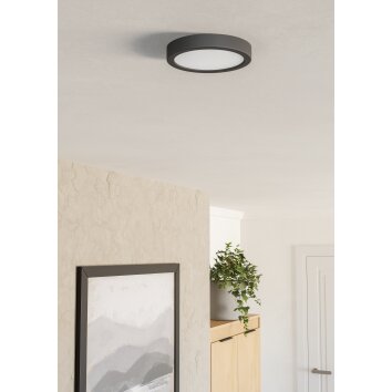 Eglo EGLO Taklampa LED Svart, Färgväxlare